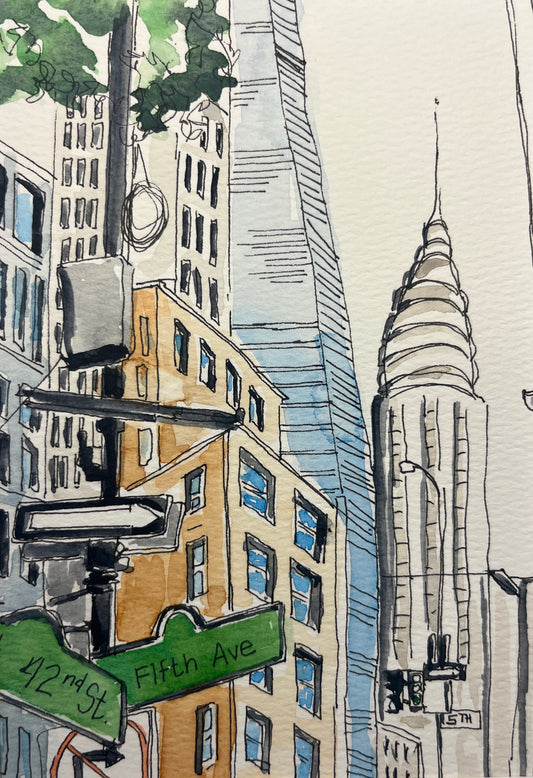 Ode to 42nd and Fifth Ave, NYC