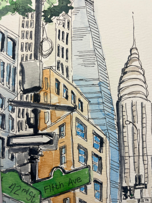 Ode to 42nd and Fifth Ave, NYC
