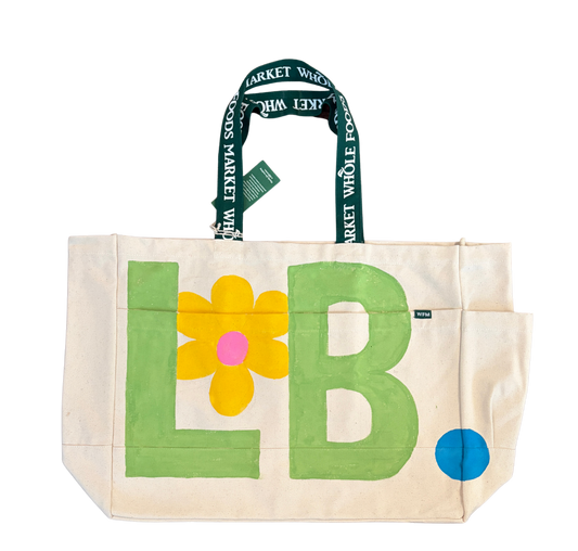 Bloom Initial Tote
